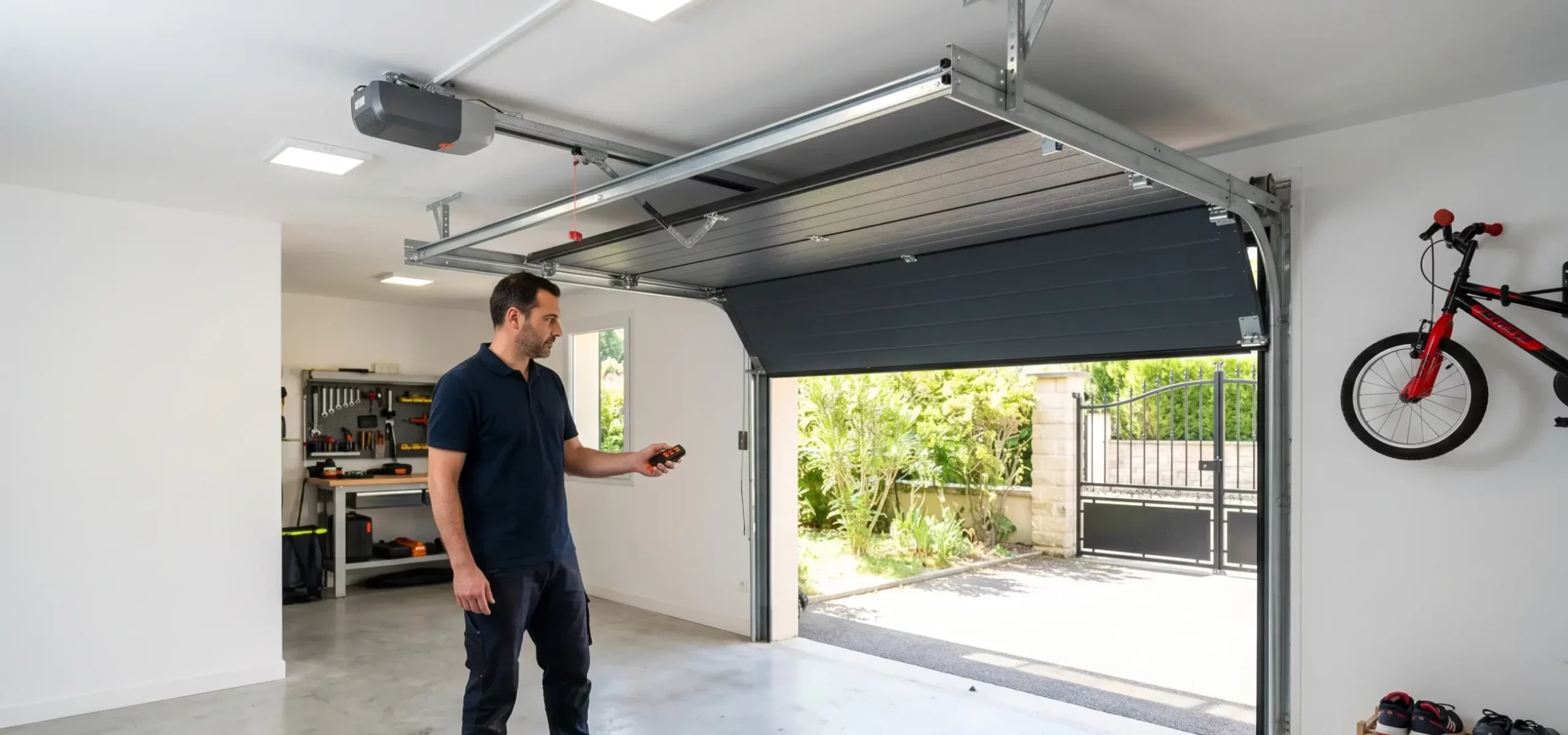 Motorisation de porte de garage à Sartrouville