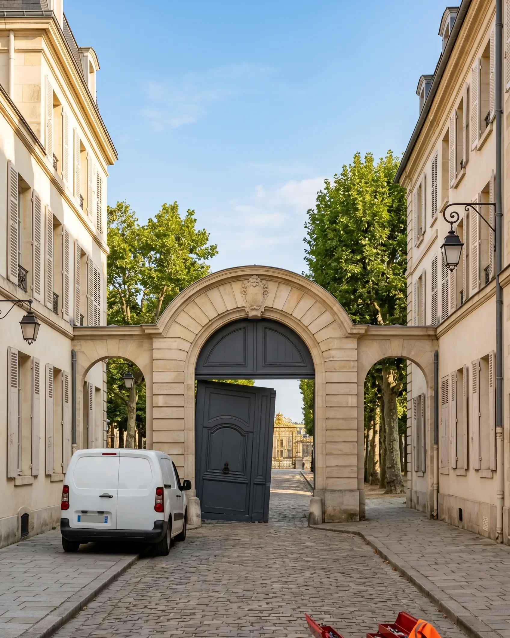 Dépannage porte de garage à Versailles (78000) · intervention rapide DB Assistance