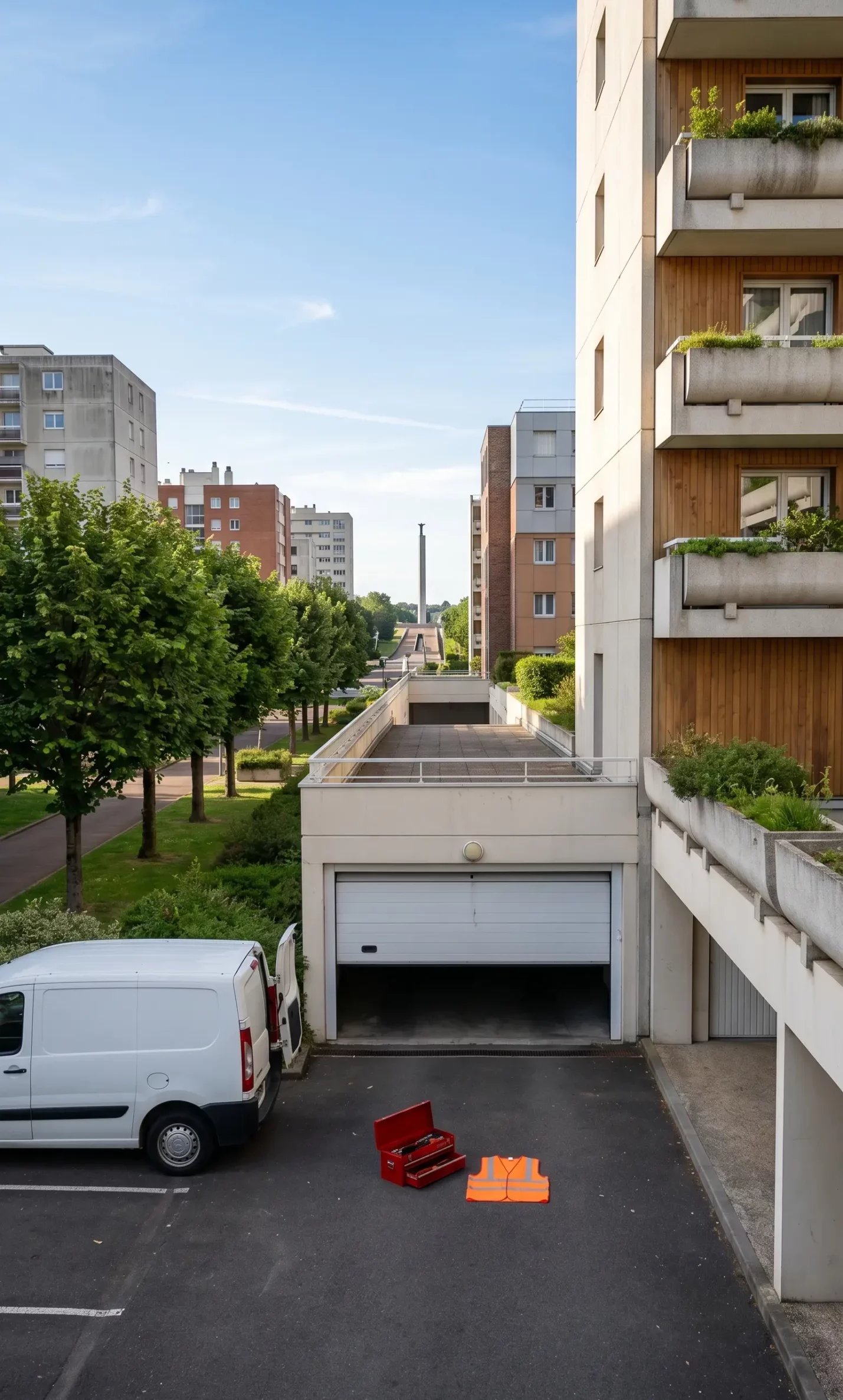 Dépannage porte de garage à Cergy (95000) · intervention rapide DB Assistance