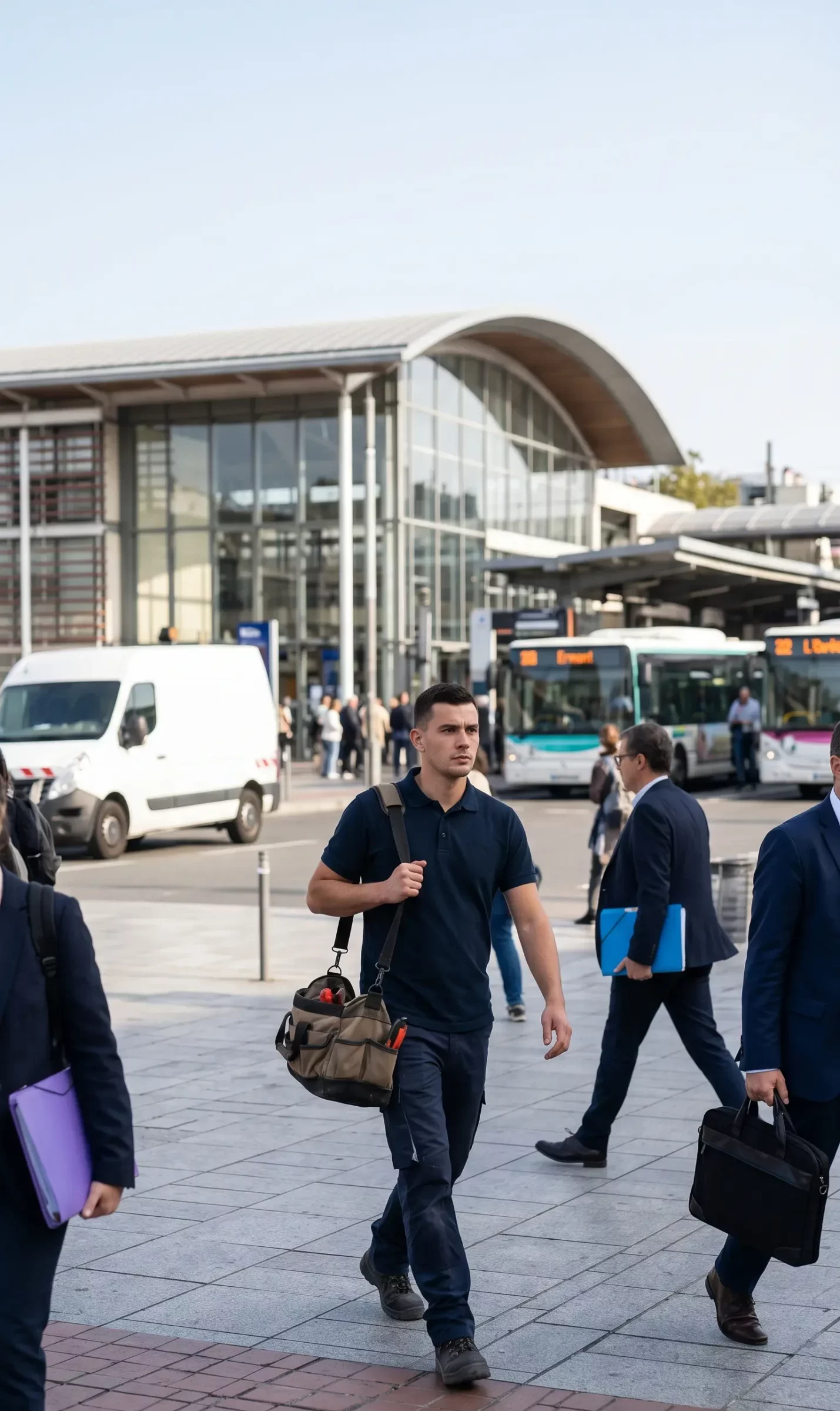 Technicien DB Assistance réparant une porte de garage à Eaubonne