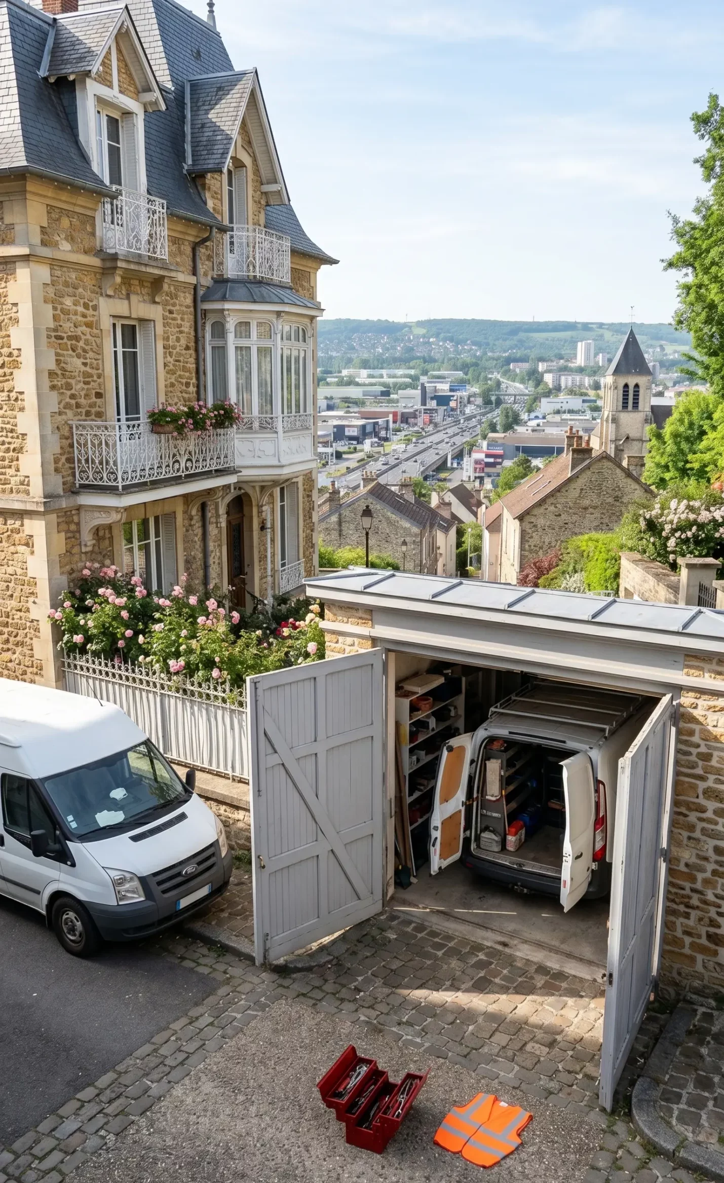 Dépannage porte de garage à Enghien-les-Bains (95880) · intervention rapide DB Assistance
