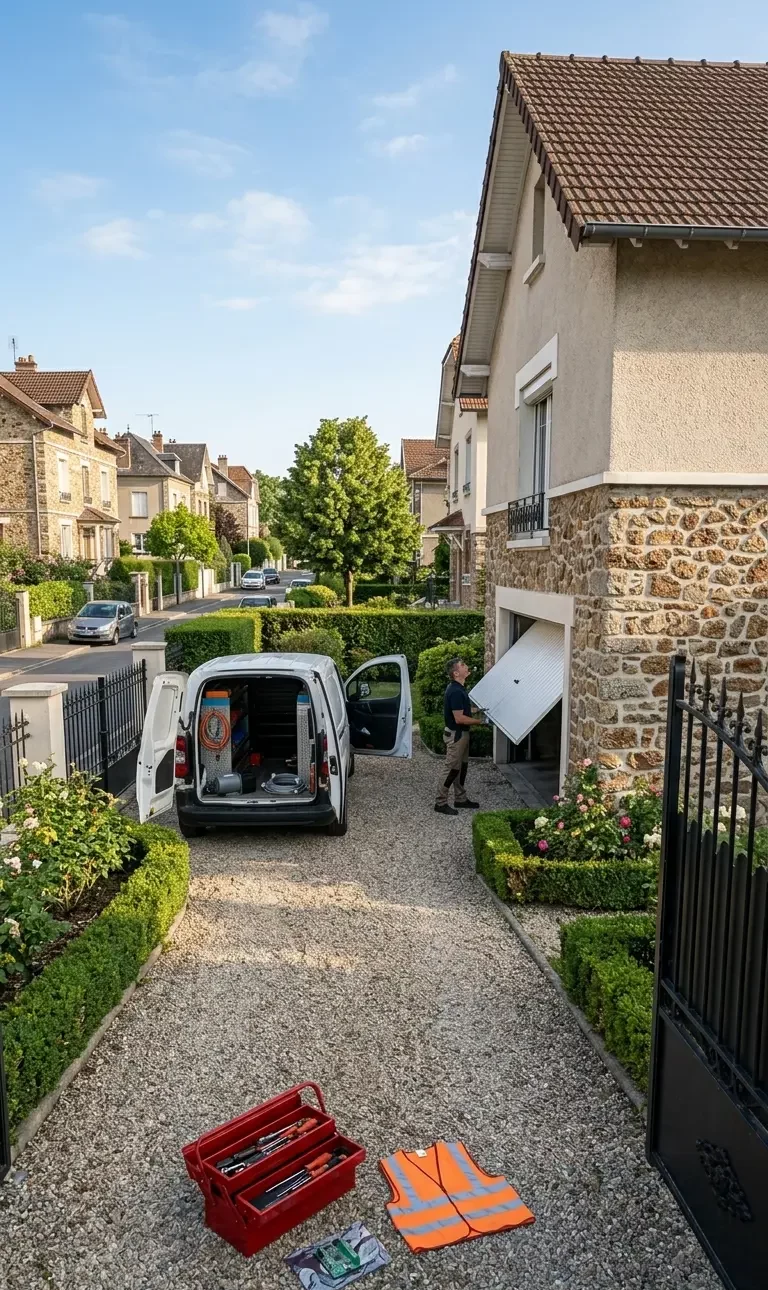 Dépannage porte de garage à Ermont (95120) · intervention rapide DB Assistance