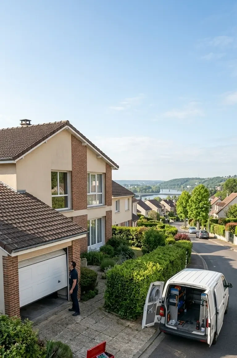 Dépannage porte de garage à Herblay-sur-Seine (95220) · intervention rapide DB Assistance