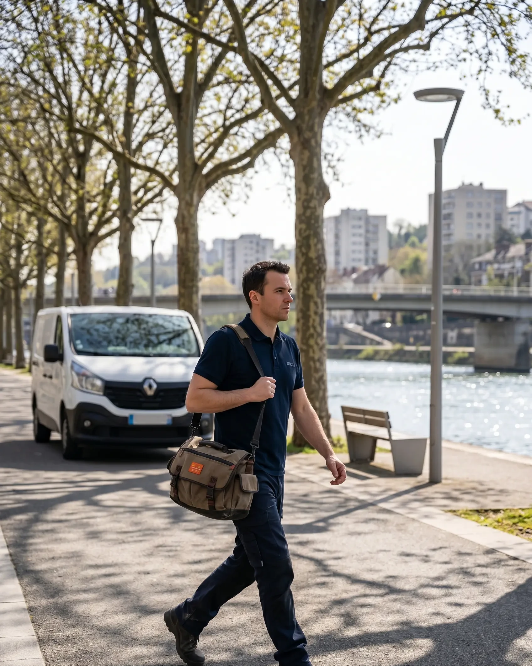 Technicien DB Assistance réparant une porte de garage à Les Mureaux