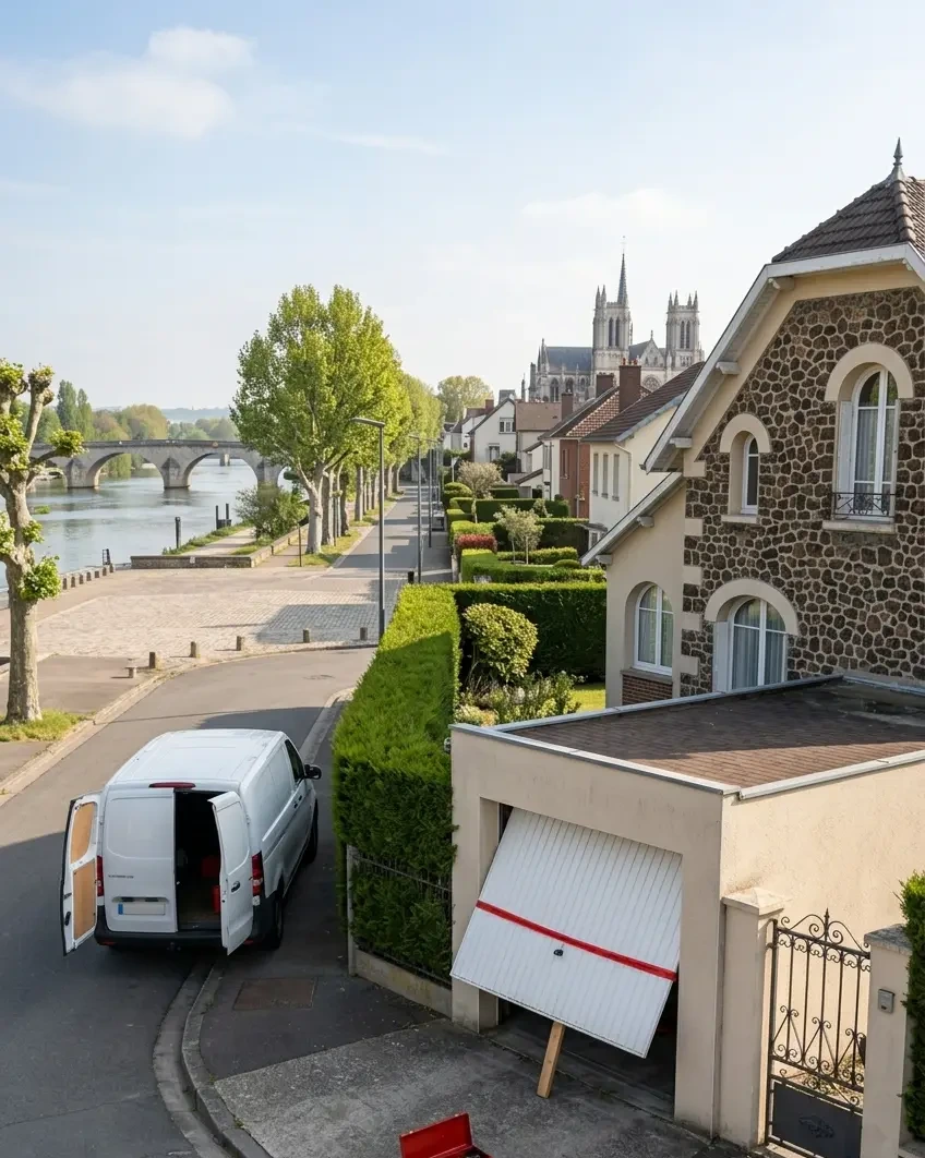 Dépannage porte de garage à Mantes-la-Jolie (78200) · intervention rapide DB Assistance