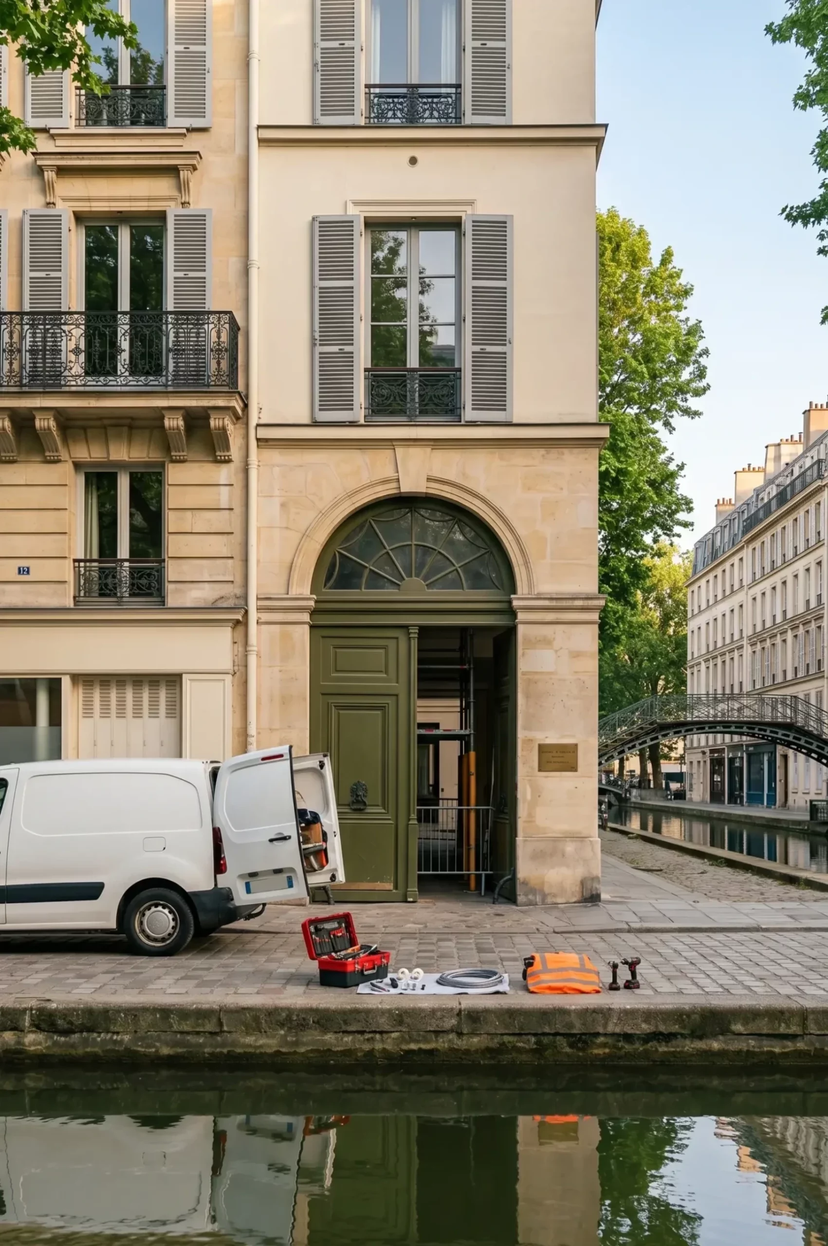 Dépannage porte de garage à Paris 10e (75010) · intervention rapide DB Assistance