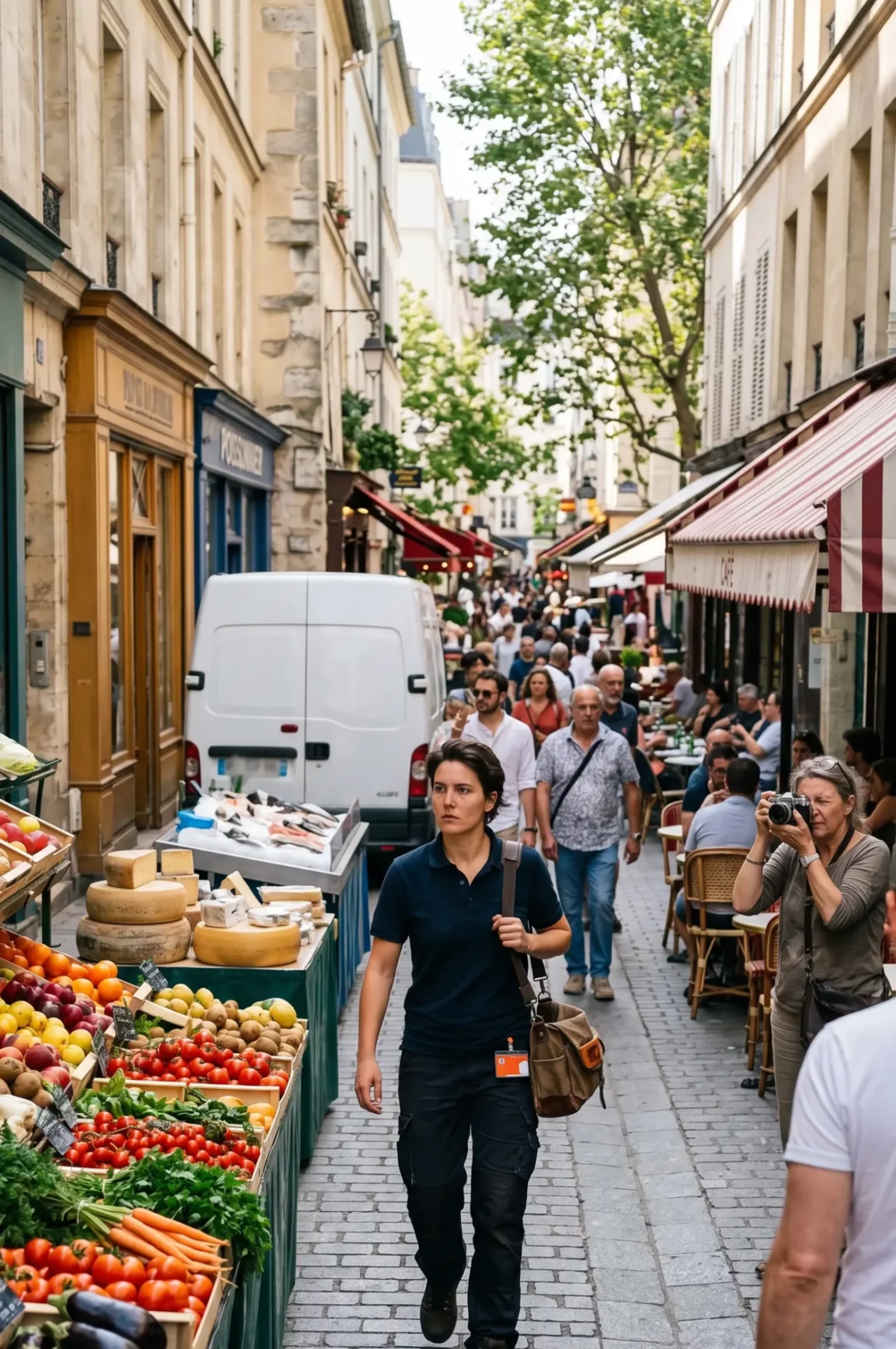 Technicien DB Assistance réparant une porte de garage à Paris 14e
