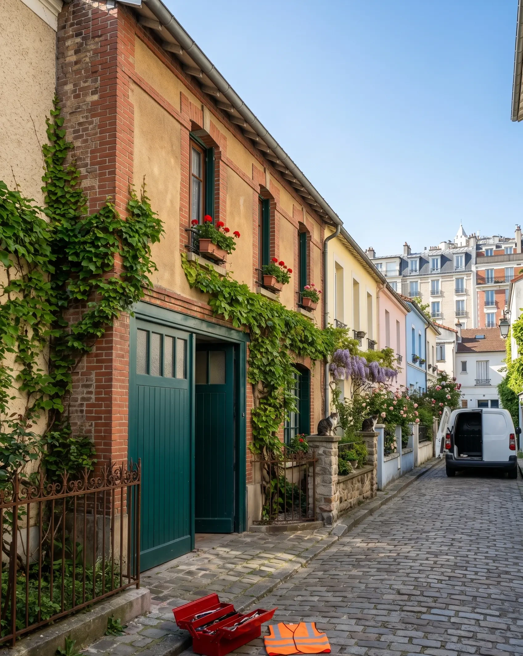 Dépannage porte de garage à Paris 20e (75020) · intervention rapide DB Assistance