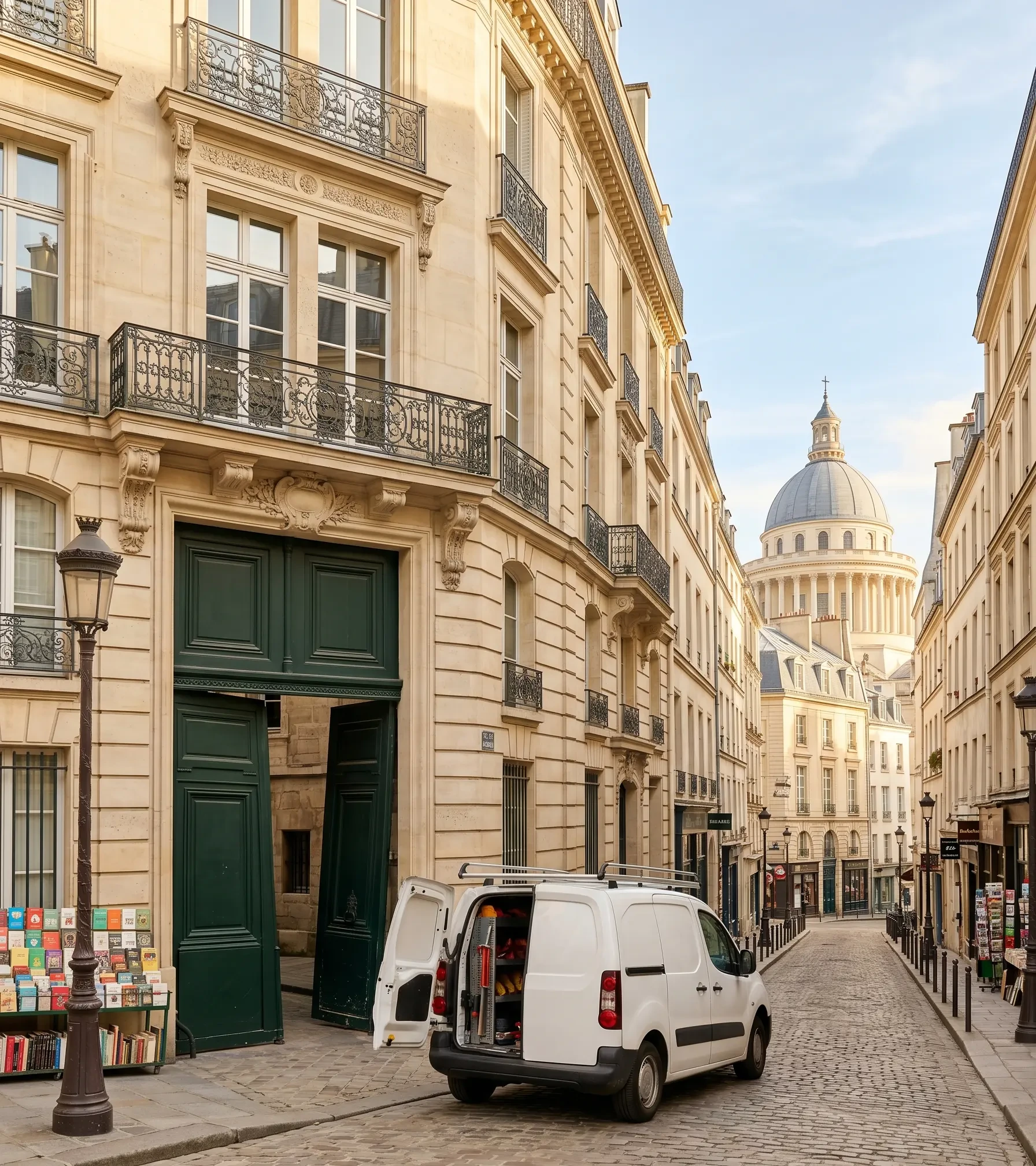 Dépannage porte de garage à Paris 5e (75005) · intervention rapide DB Assistance