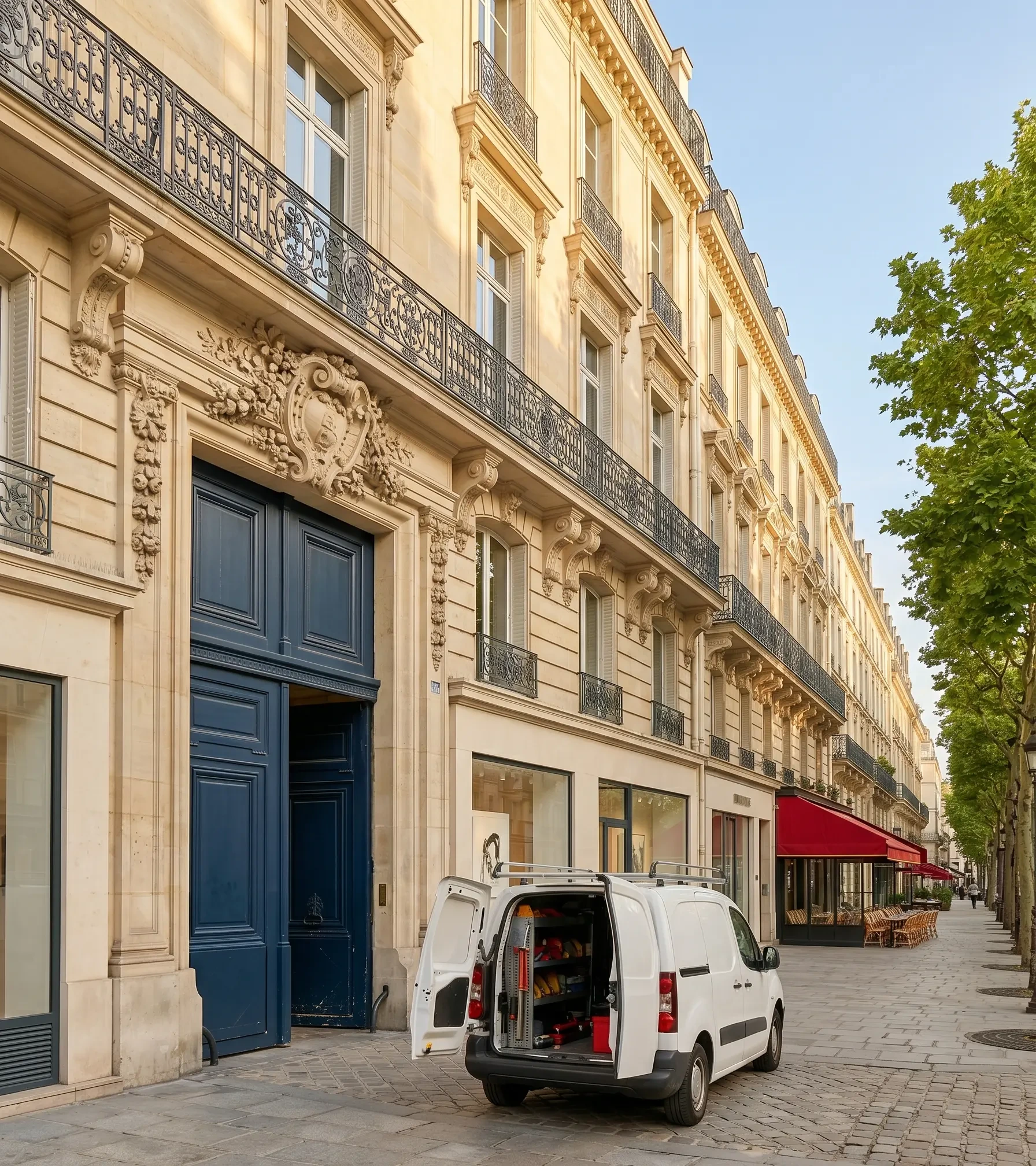 Dépannage porte de garage à Paris 6e (75006) · intervention rapide DB Assistance