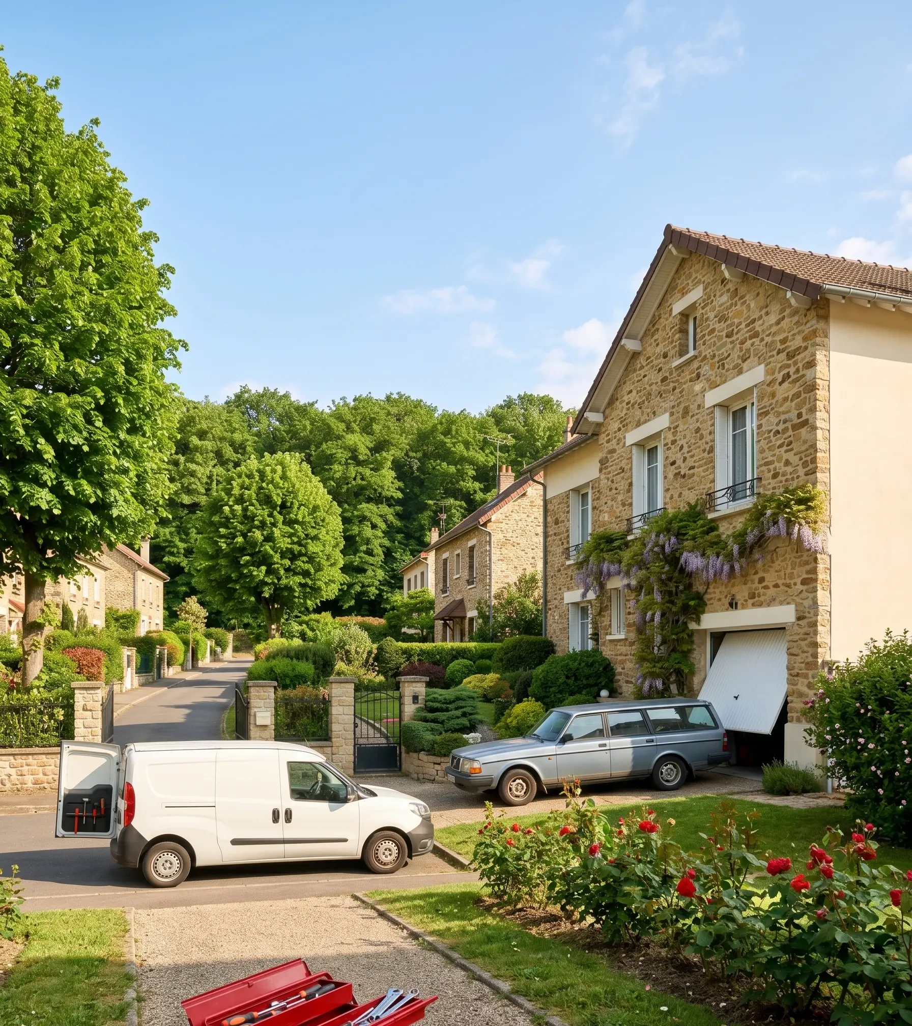 Dépannage porte de garage à Poissy (78300) · intervention rapide DB Assistance