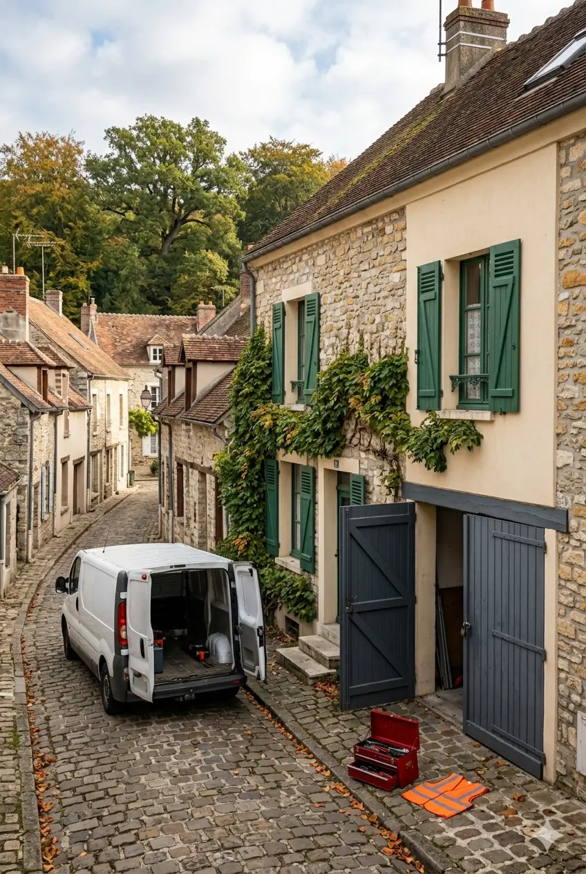 Dépannage porte de garage à Rambouillet (78120) · intervention rapide DB Assistance