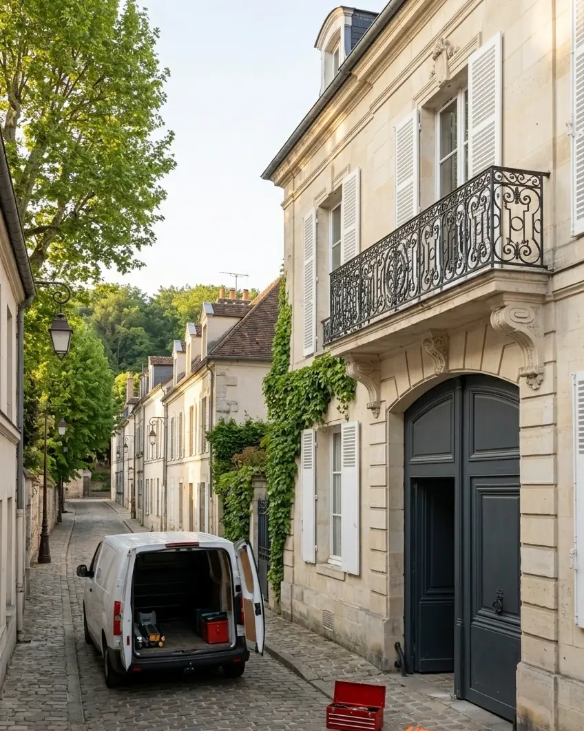Dépannage porte de garage à Saint-Germain-en-Laye (78100) · intervention rapide DB Assistance