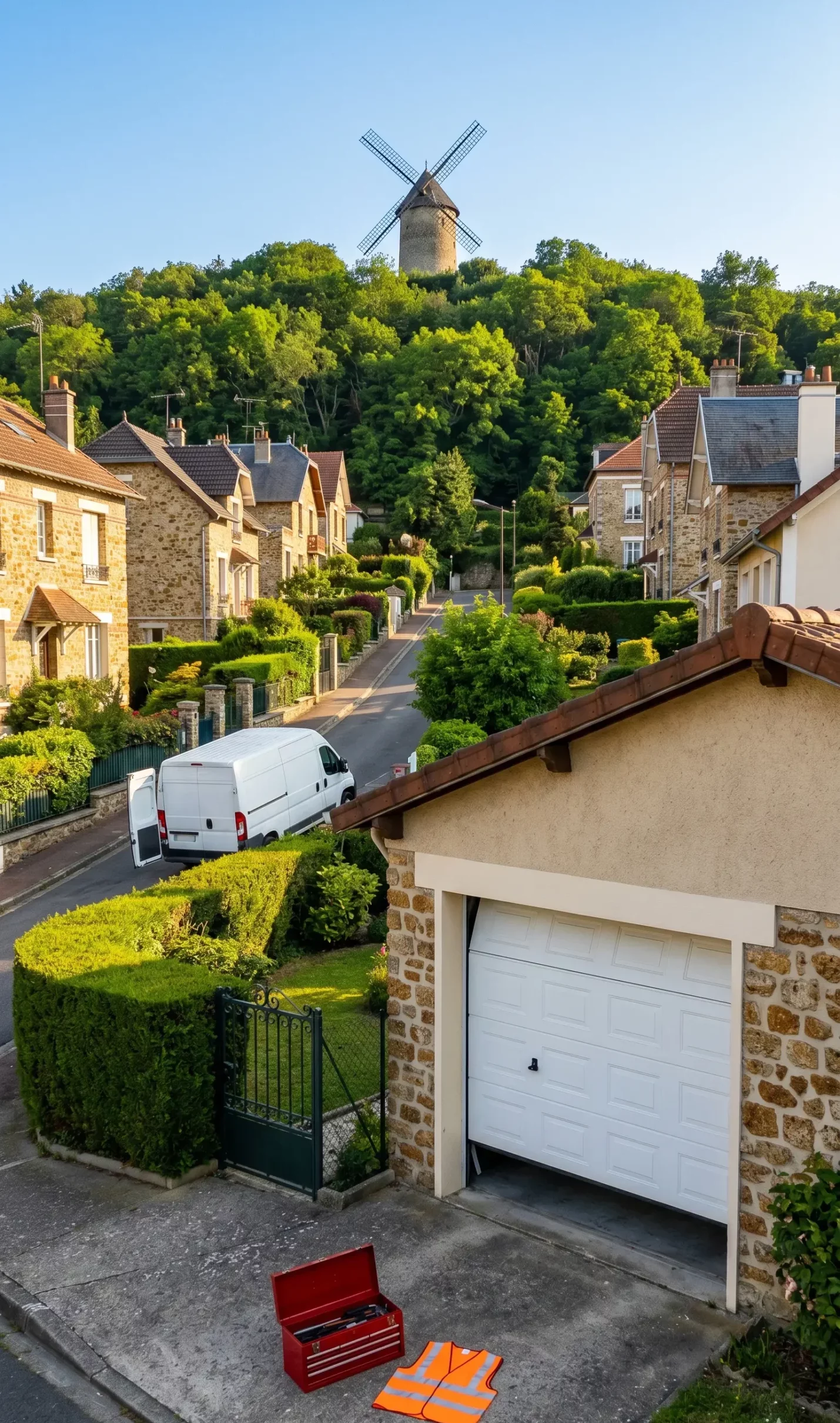Dépannage porte de garage à Sannois (95110) · intervention rapide DB Assistance