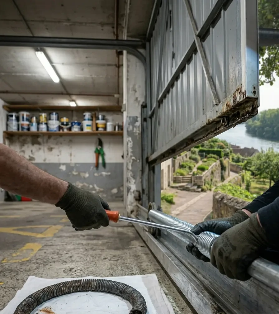 Intervention récente de réparation de porte de garage à Herblay-sur-Seine (95220)