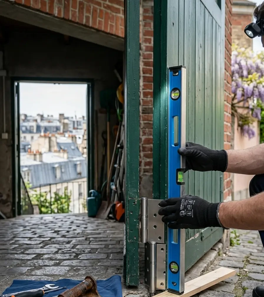 Intervention récente de réparation de porte de garage à Paris 20e (75020)