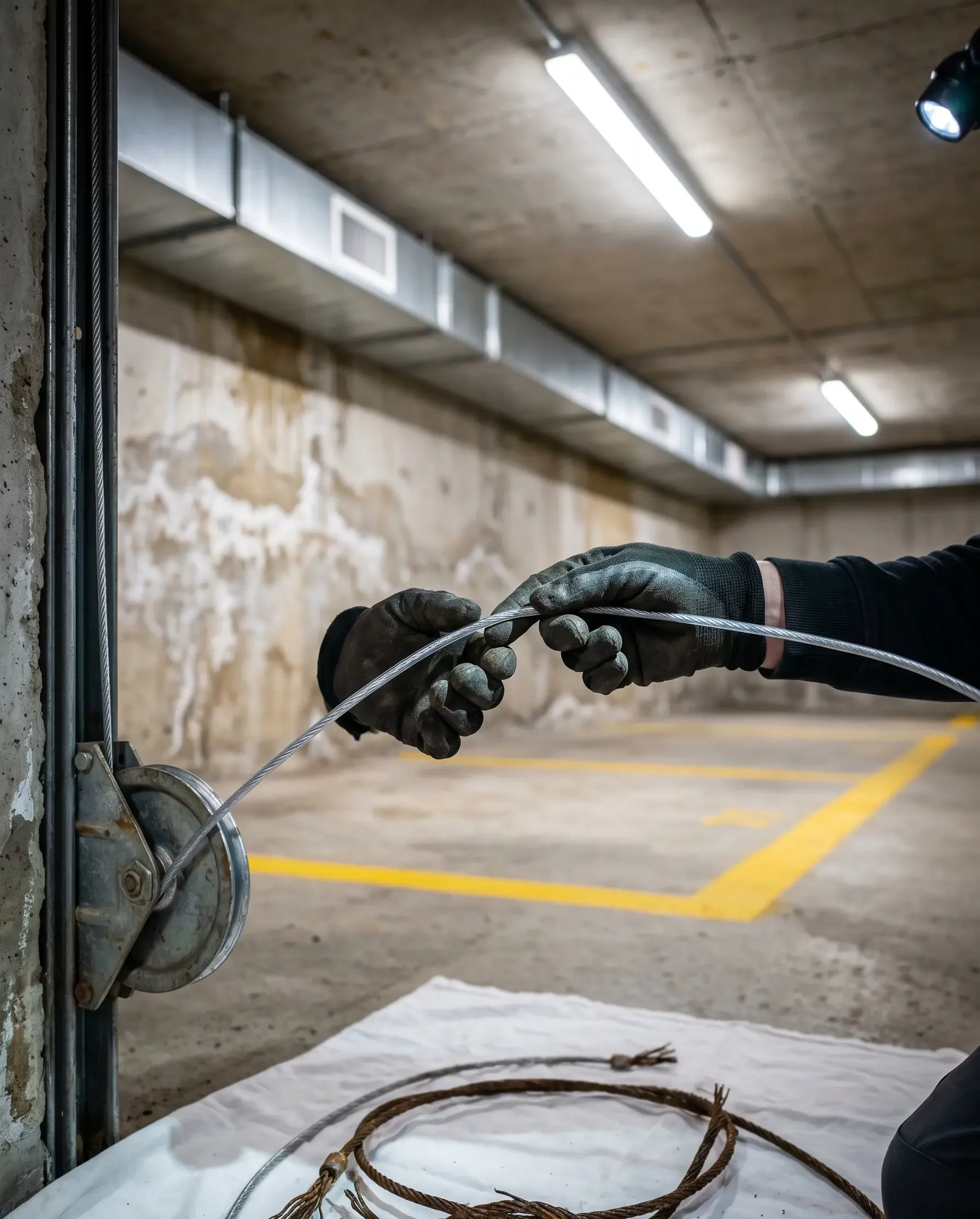 Intervention récente de réparation de porte de garage à Villiers-le-Bel (95400)