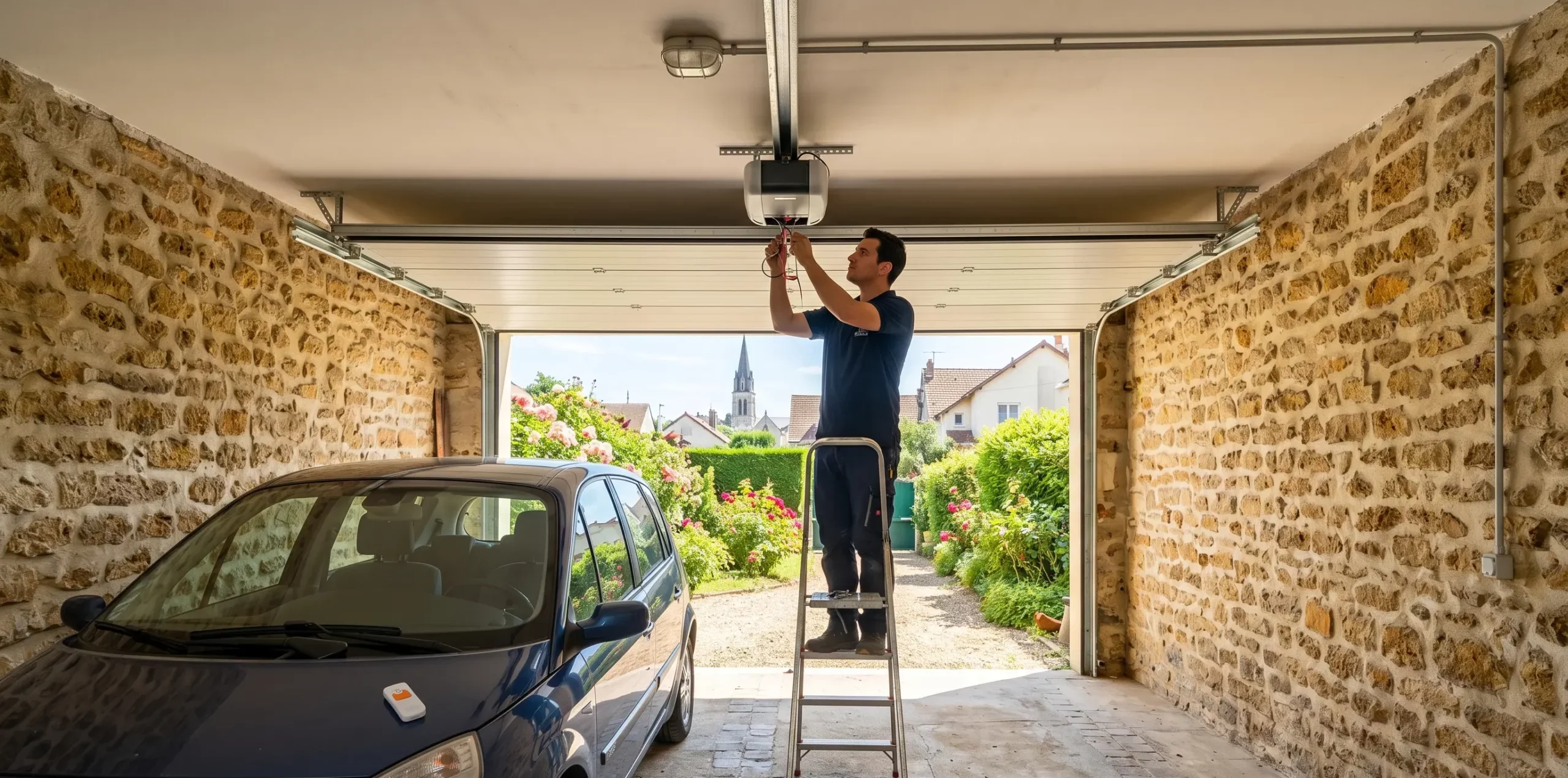 Motorisation de porte de garage à Argenteuil