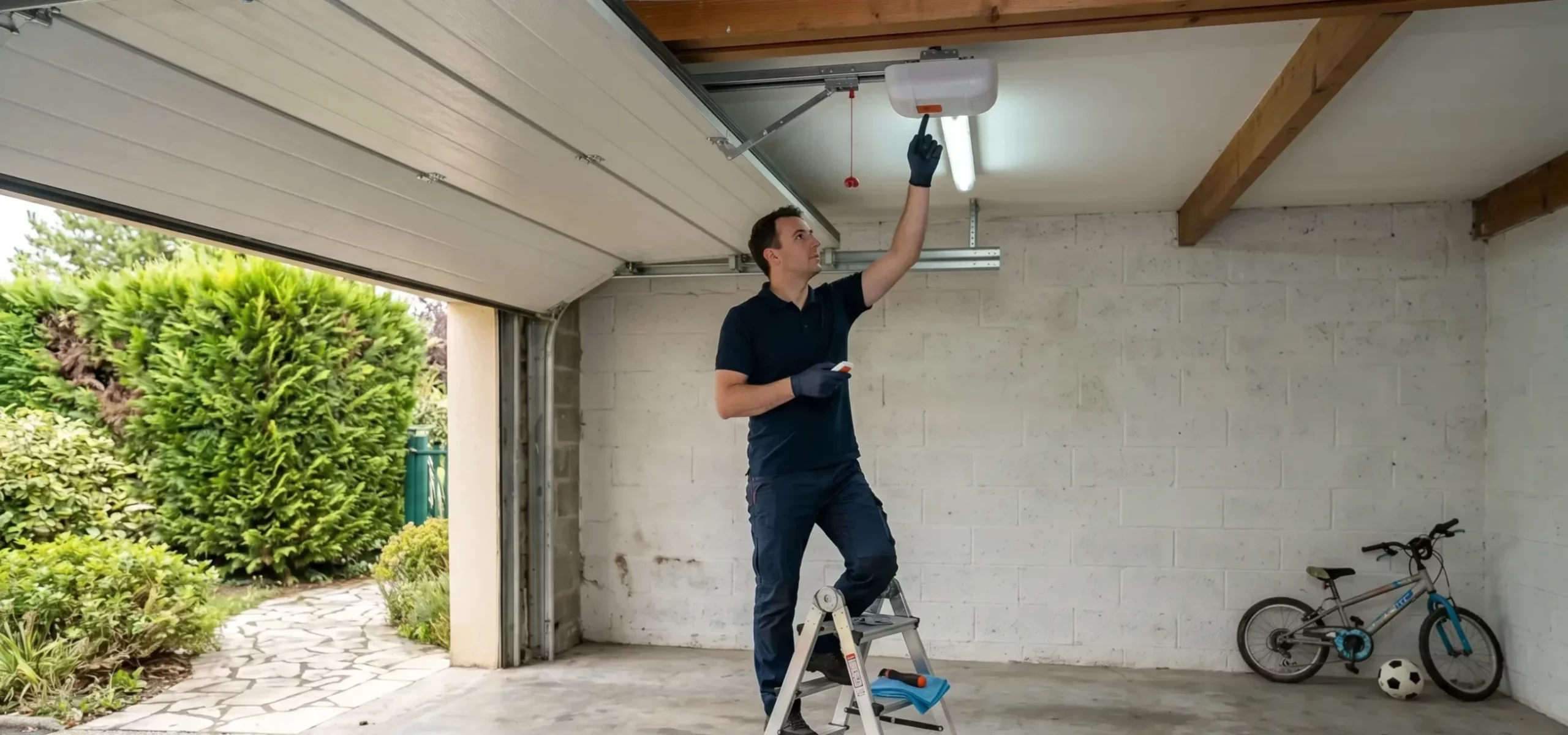 Motorisation de porte de garage à Élancourt
