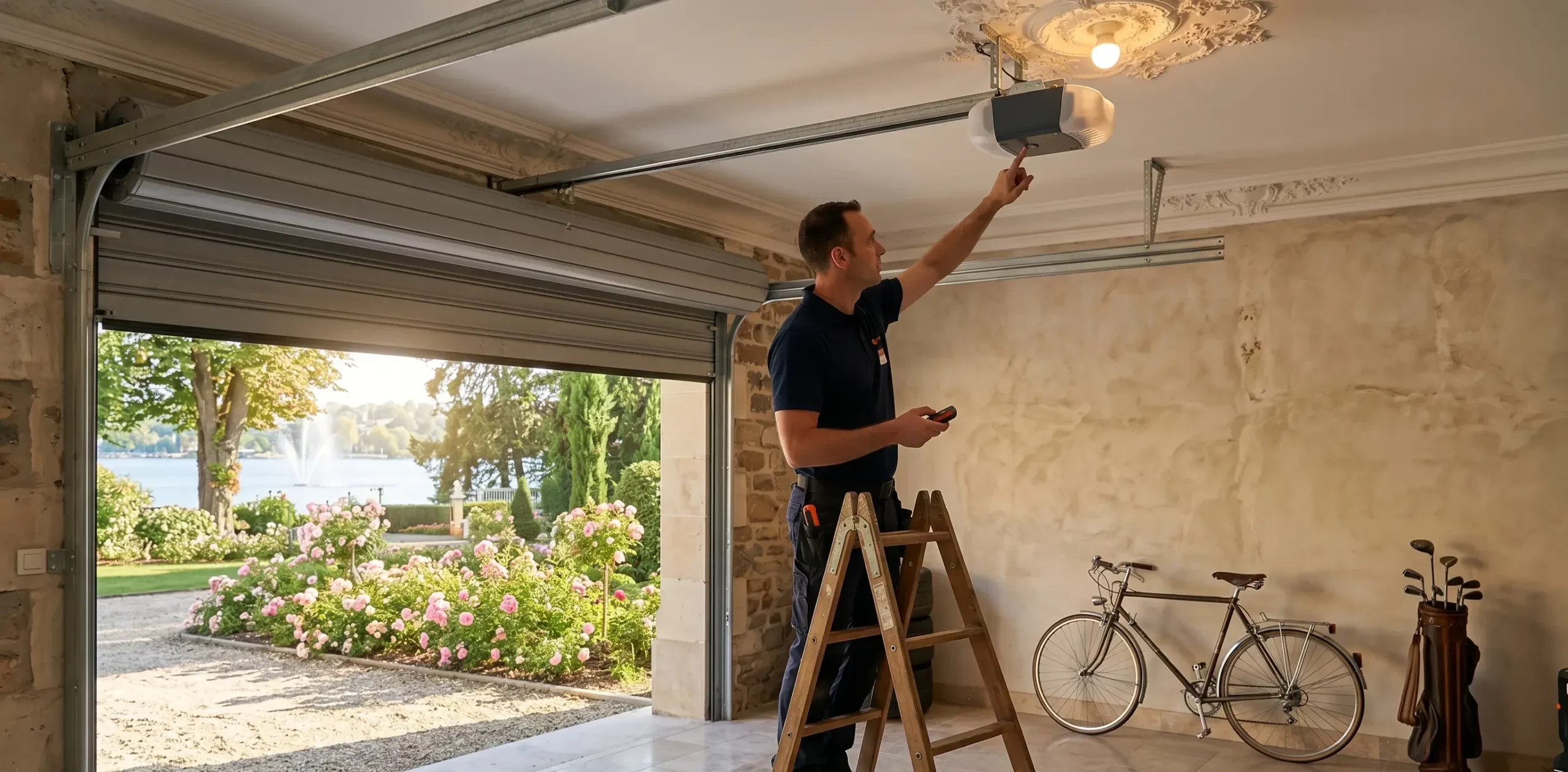 Motorisation de porte de garage à Enghien-les-Bains