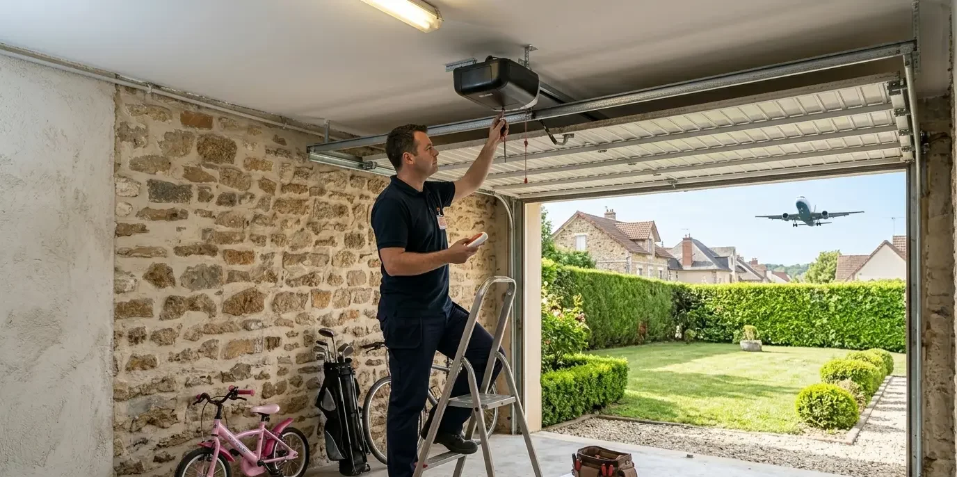 Motorisation de porte de garage à Ermont