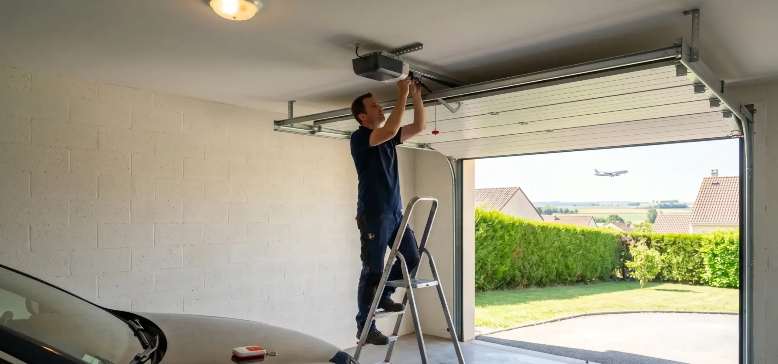 Motorisation de porte de garage à Gonesse