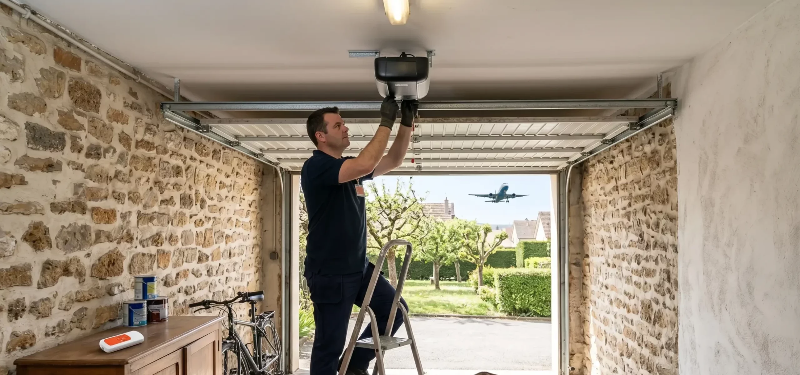 Motorisation de porte de garage à Goussainville