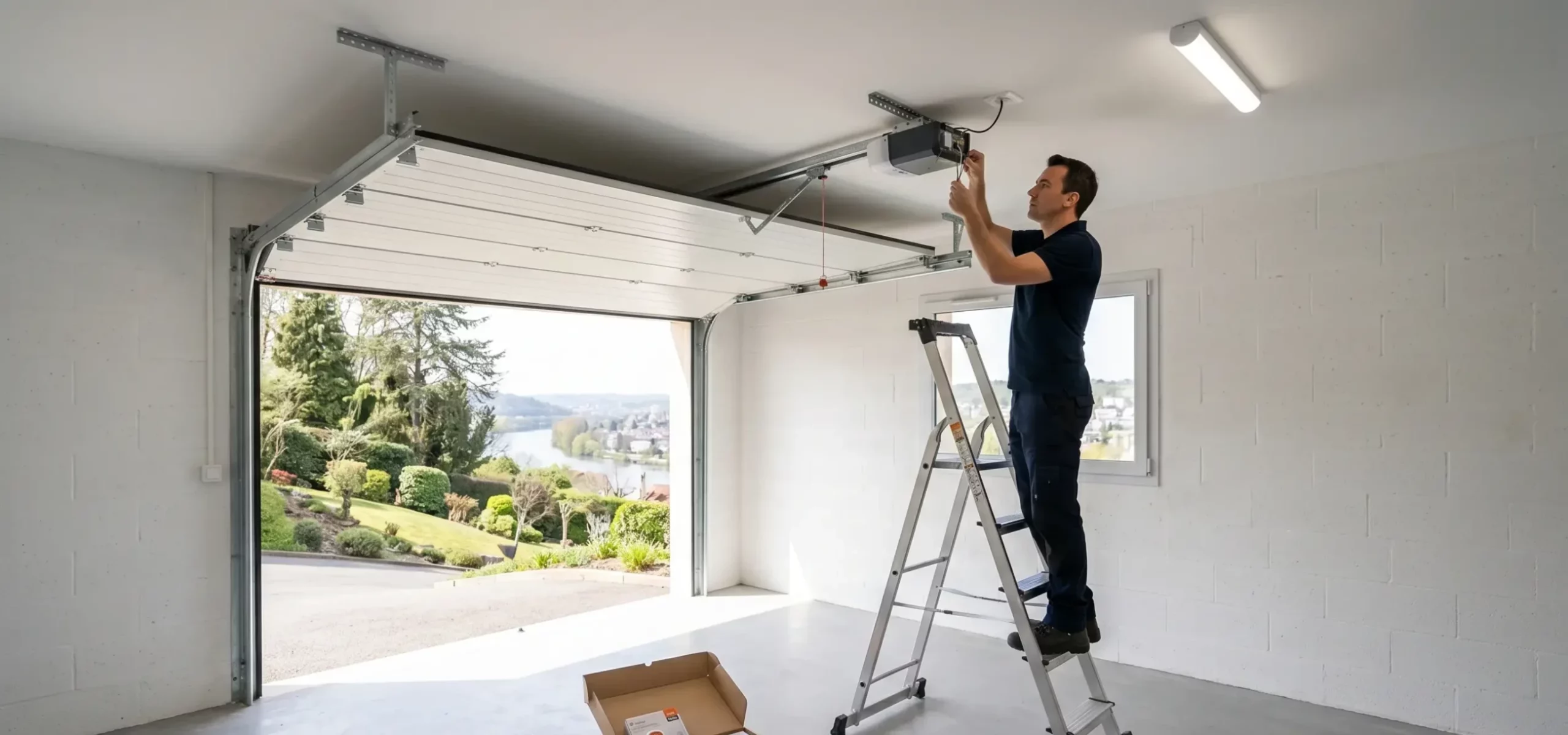 Motorisation de porte de garage à Les Mureaux