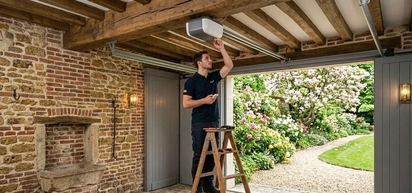 Motorisation de porte de garage à Paris 16e