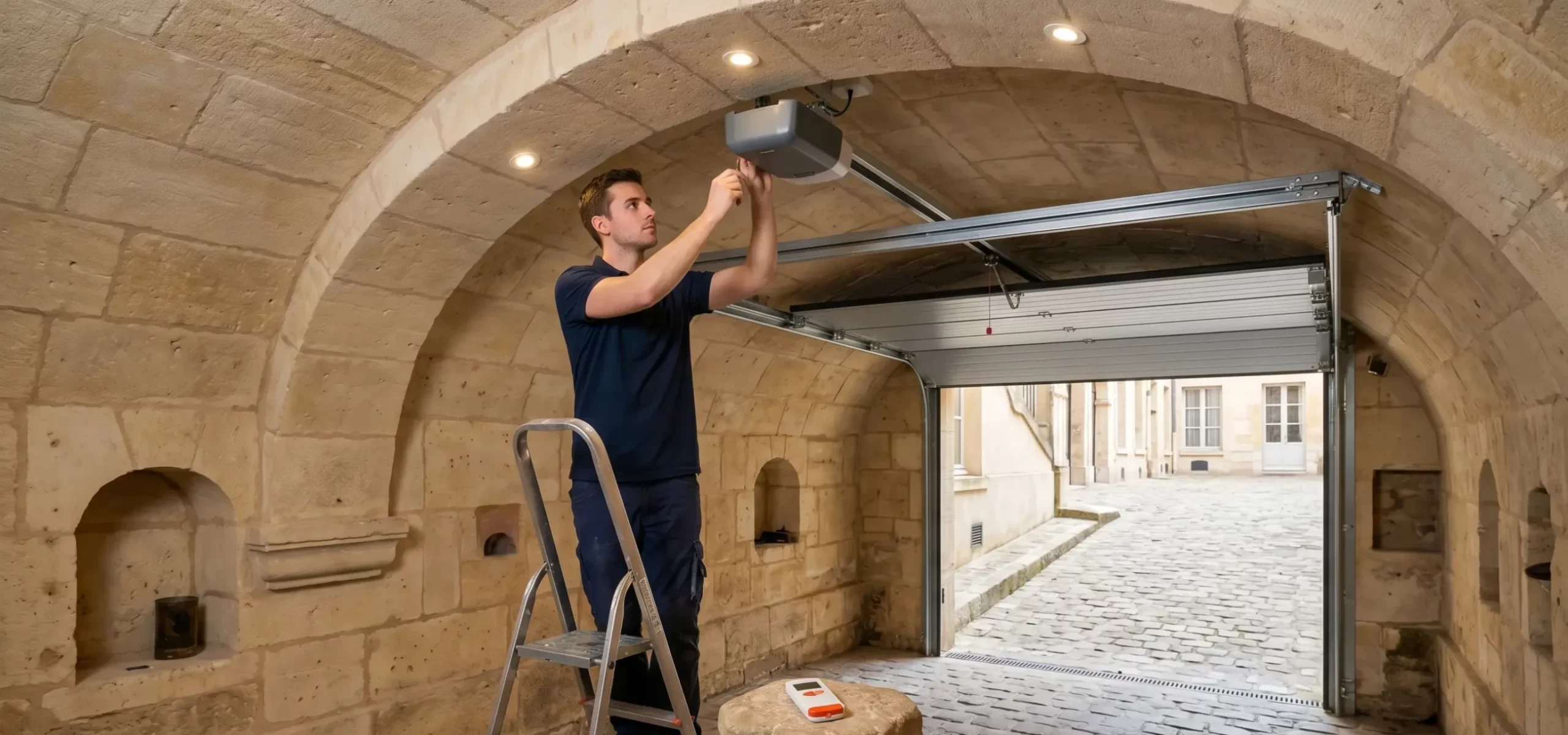 Motorisation de porte de garage à Paris 3e