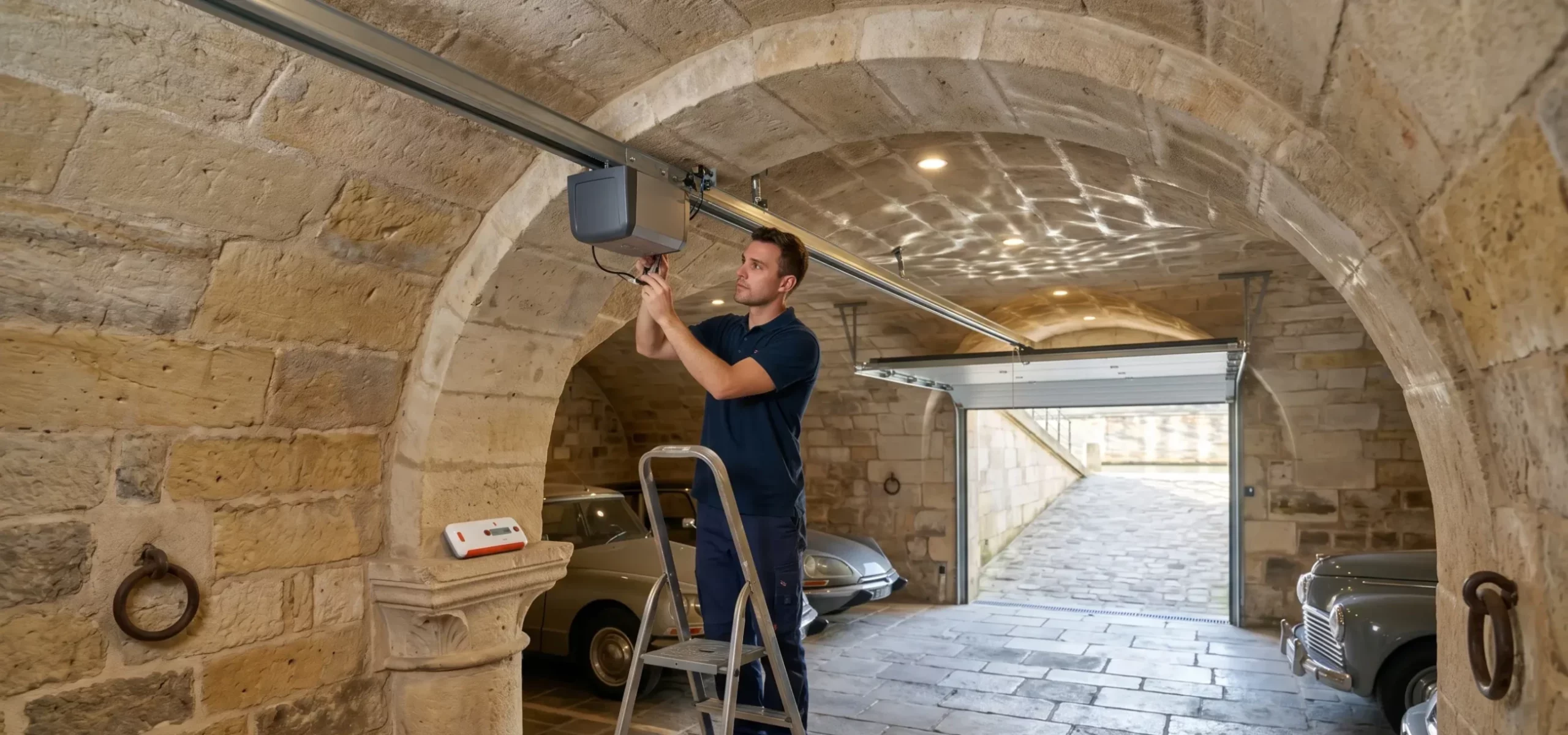 Motorisation de porte de garage à Paris 4e