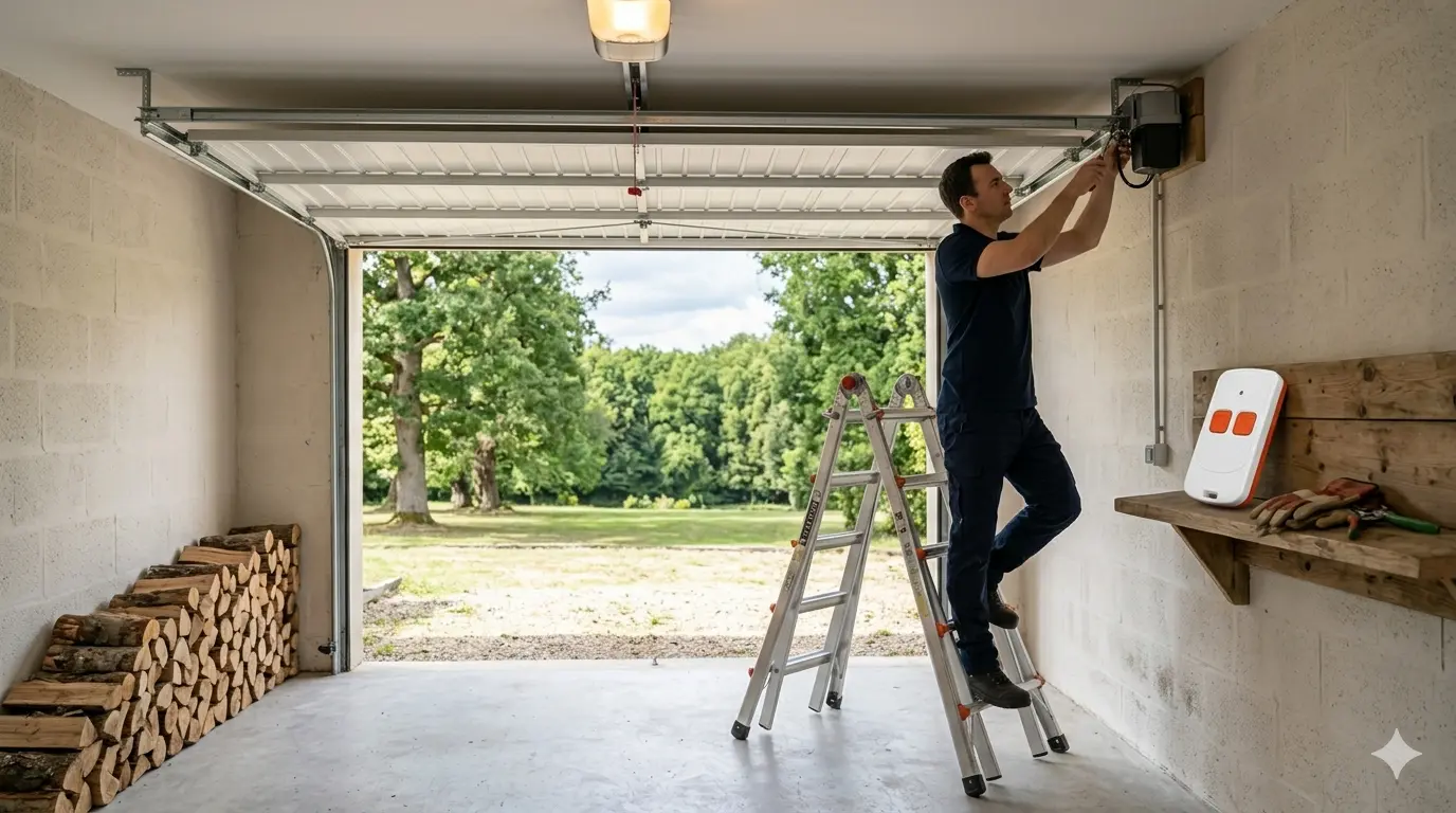 Motorisation de porte de garage à Rambouillet