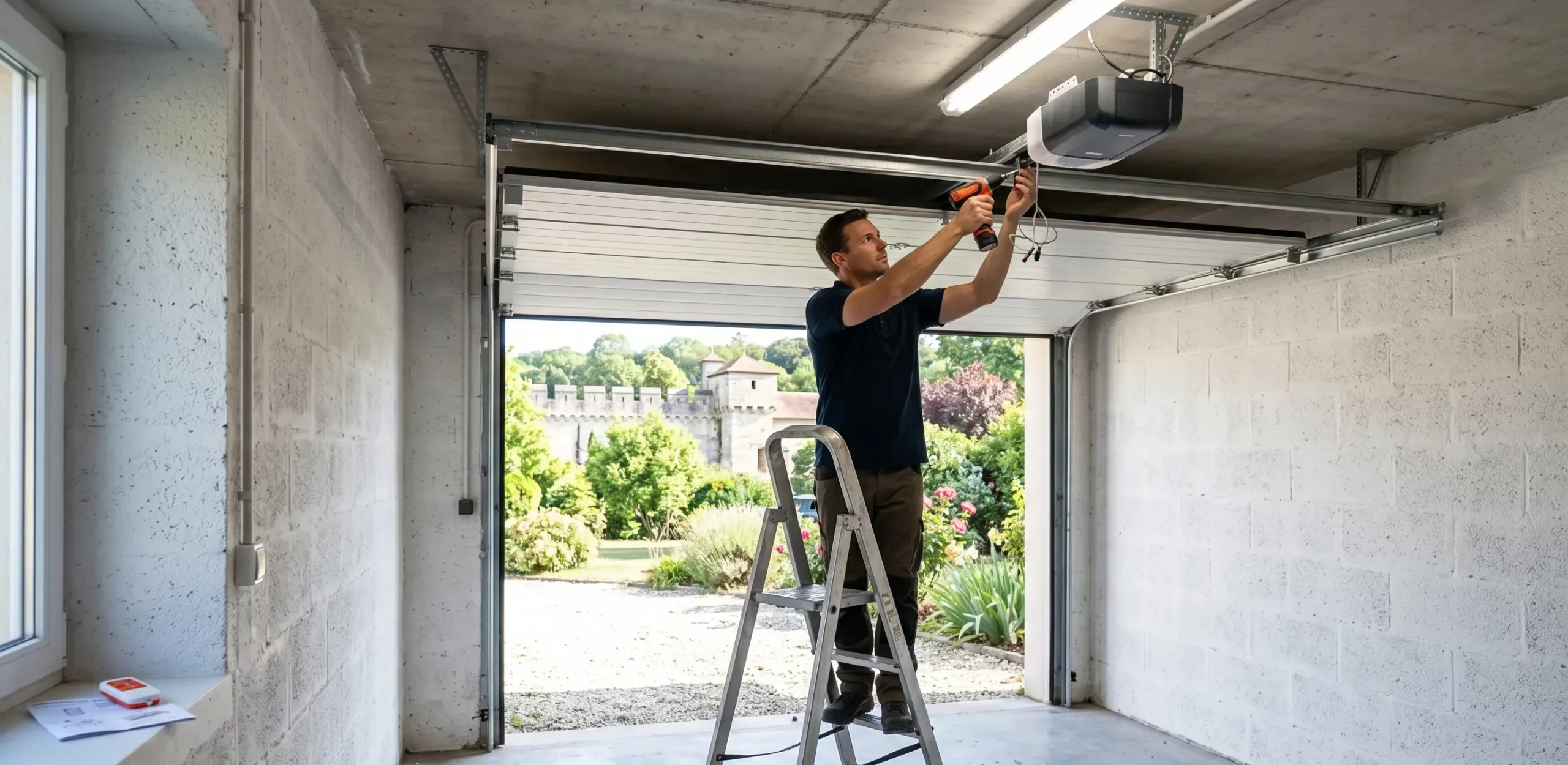 Motorisation de porte de garage à Saint-Ouen-l'Aumône