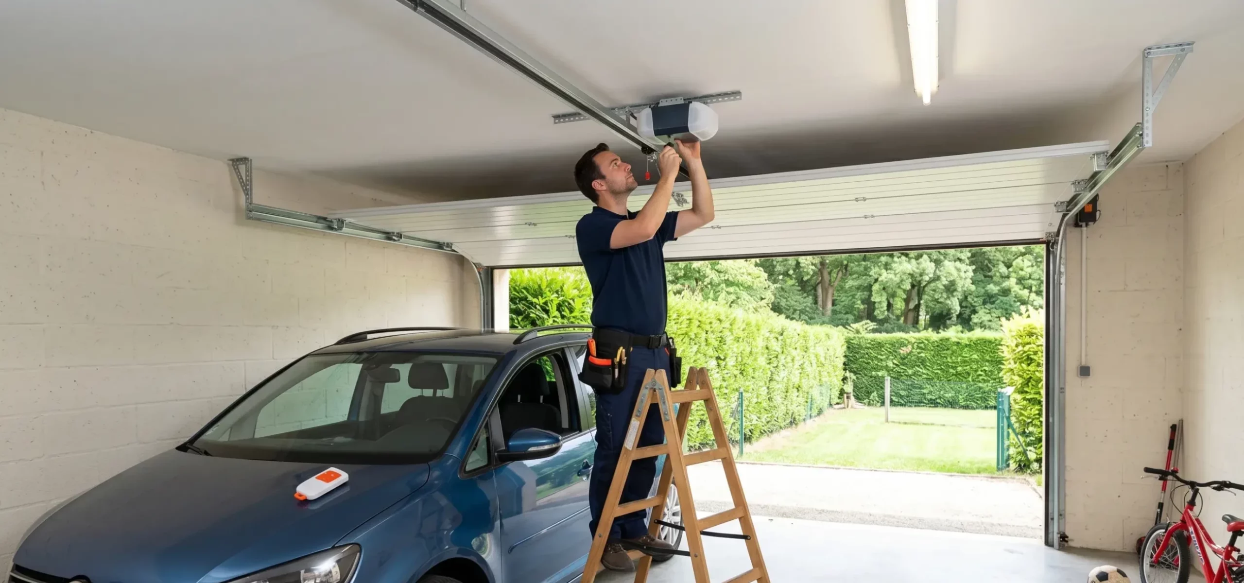 Motorisation de porte de garage à Sarcelles