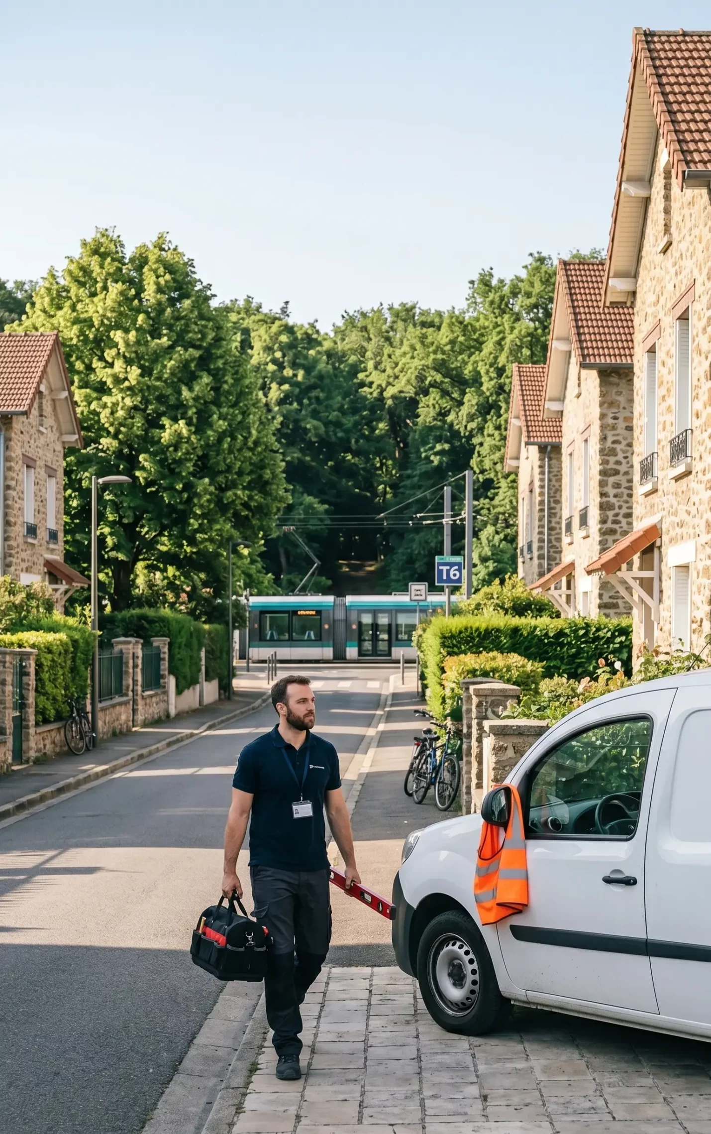 Dépannage porte de garage à Clamart technicien DB Assistance quartier résidentiel forêt tramway T6