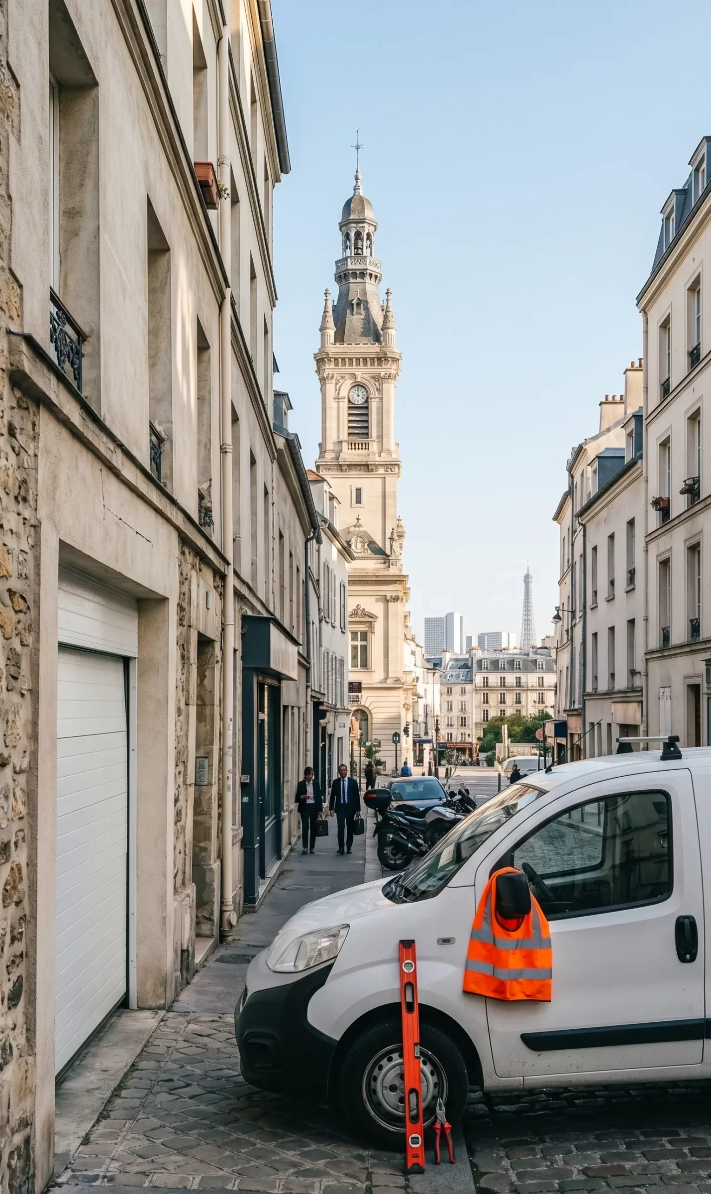 Dépannage porte de garage à Montrouge porte sectionnelle bloquée immeuble beffroi portes de Paris