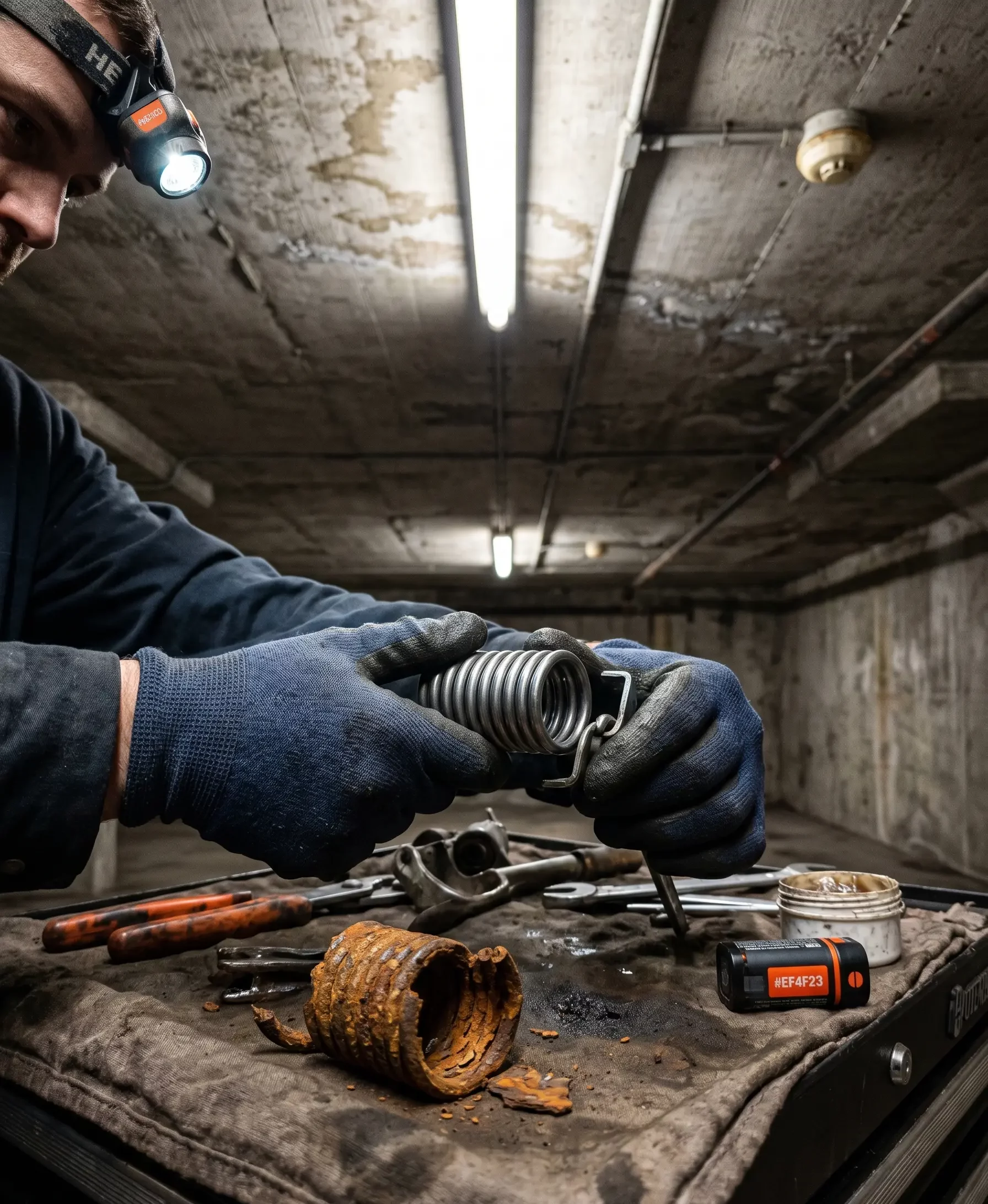 Dépannage porte de garage à Nanterre remplacement ressort parking souterrain résidence