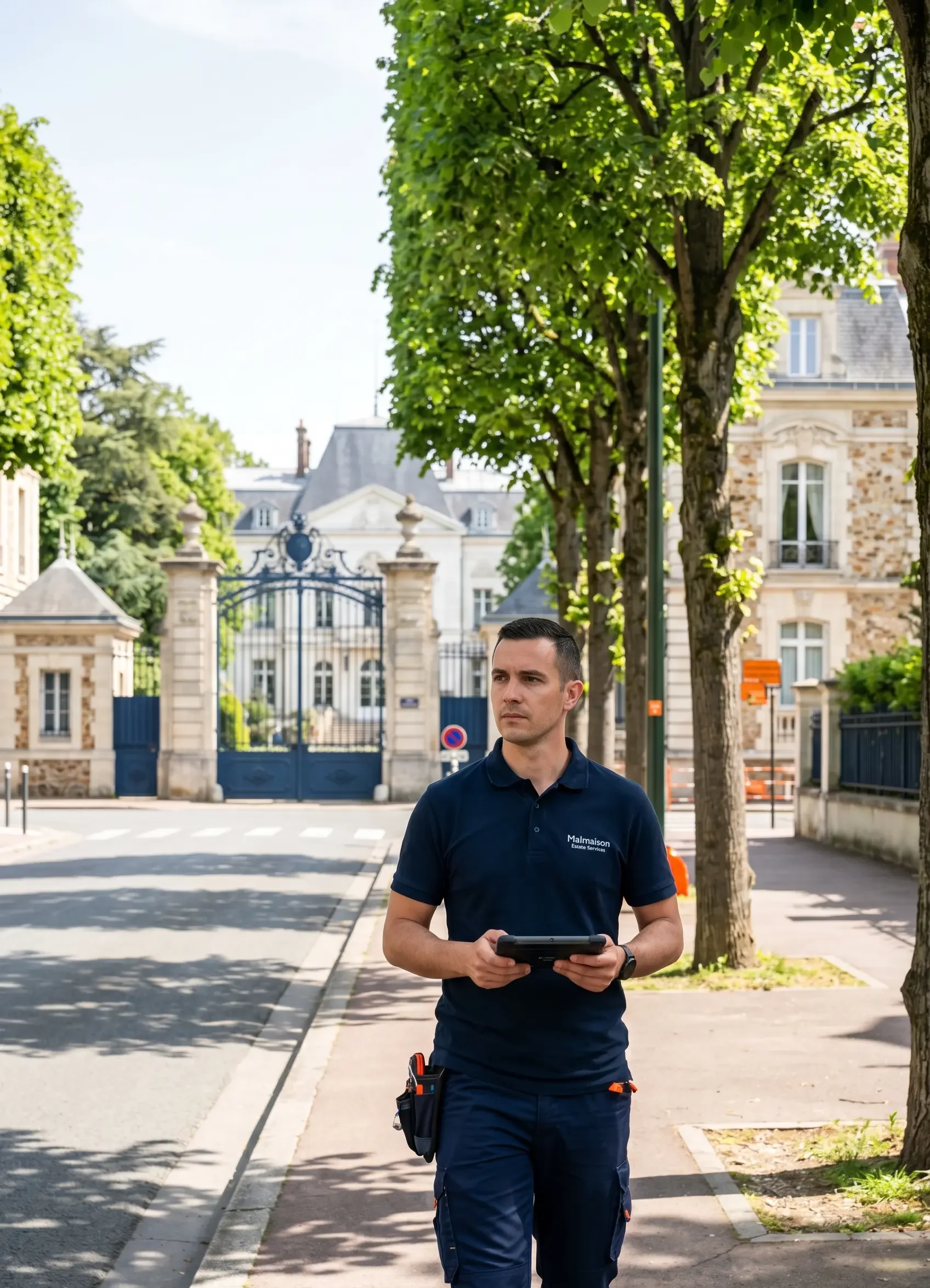 Dépannage porte de garage à Rueil-Malmaison technicien DB Assistance avenue château Malmaison