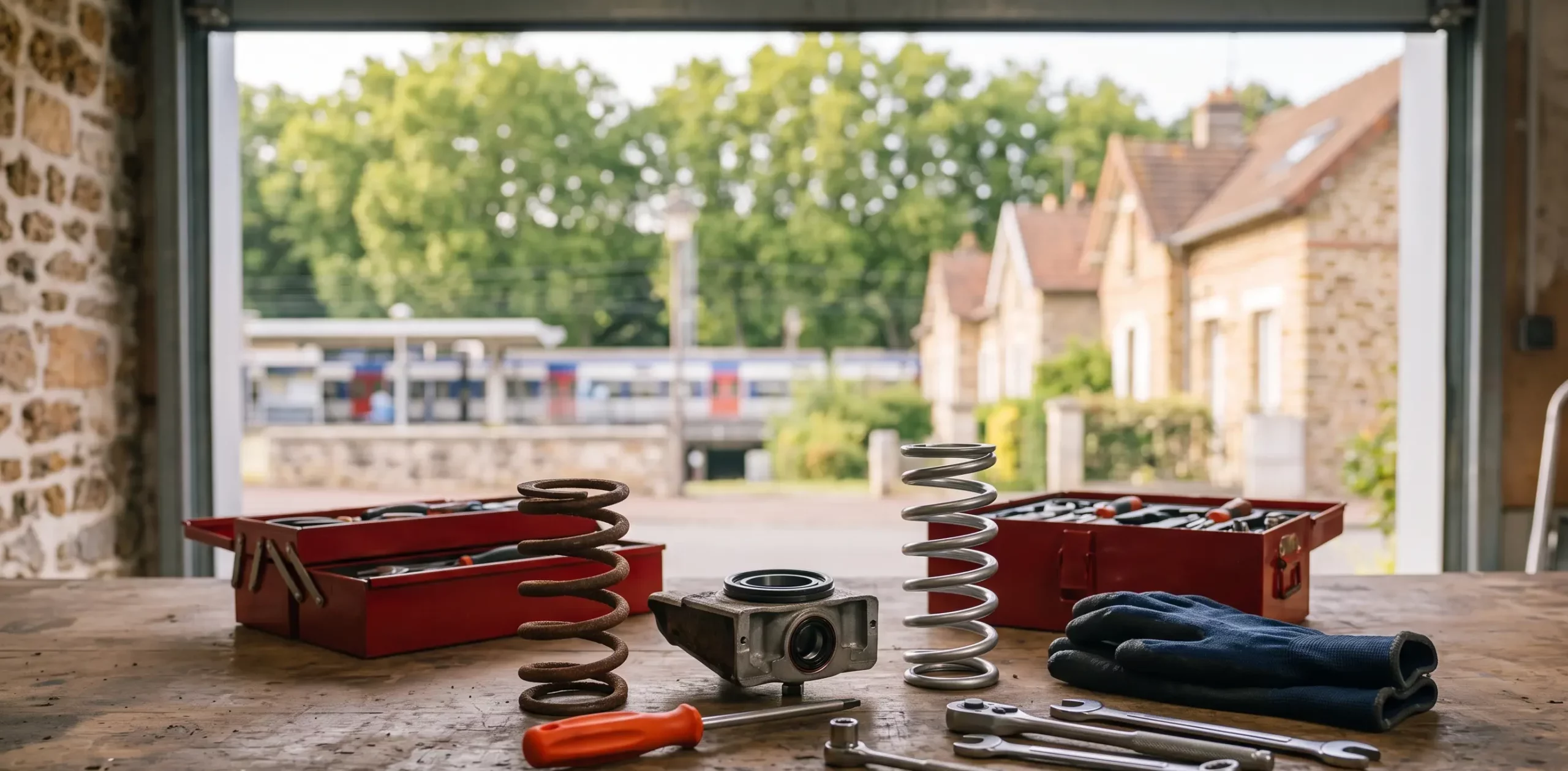 Dépannage porte de garage à Antony pièces certifiées toutes marques parc de Sceaux RER B