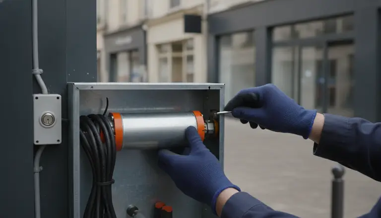 Motorisation de rideau métallique à Louveciennes