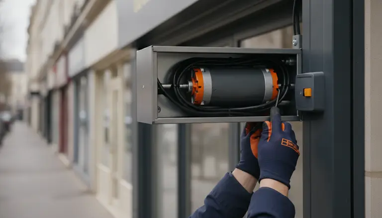 Motorisation de rideau métallique à Malakoff