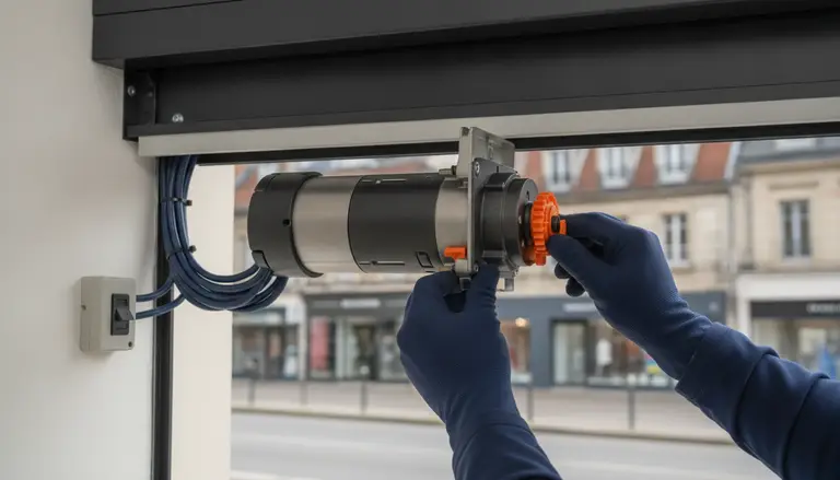 Motorisation de rideau métallique à Vincennes