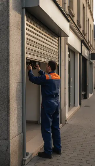 Dépannage rideau métallique à Villejuif (94800) · intervention rapide DB Assistance